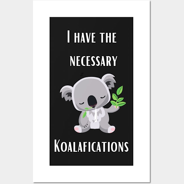 Animal Koala Pun Wall Art by Felicity-K